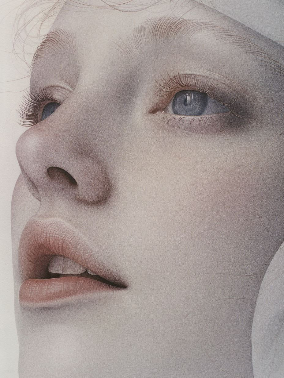 Hyper-Realistic Ethereal Portrait Study