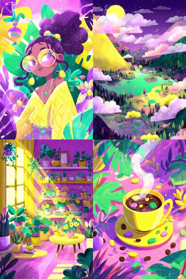 Neon Tropical Dream