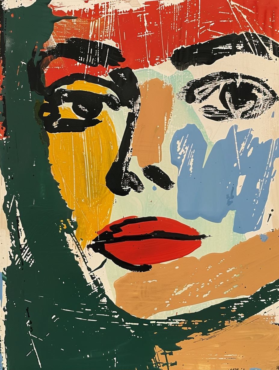 Abstract Expressionist Muse