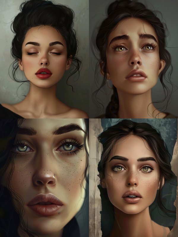 Ethereal Velvet Portrait