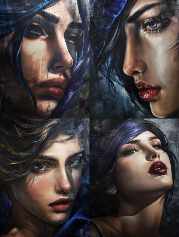 Azure Grime Portrait