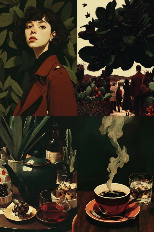 Autumnal Foliage Portrait