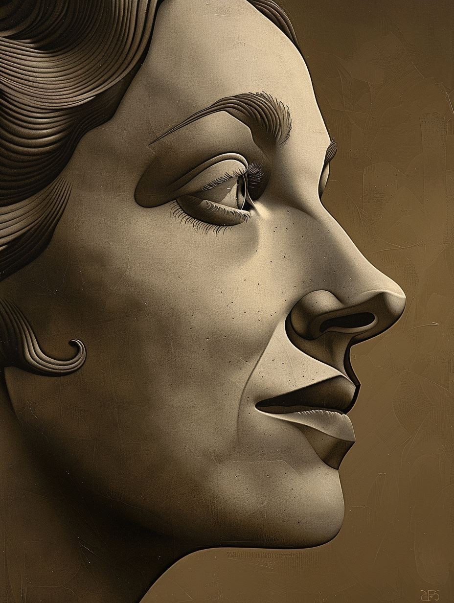 Golden Sculpted Elegance - Image 4