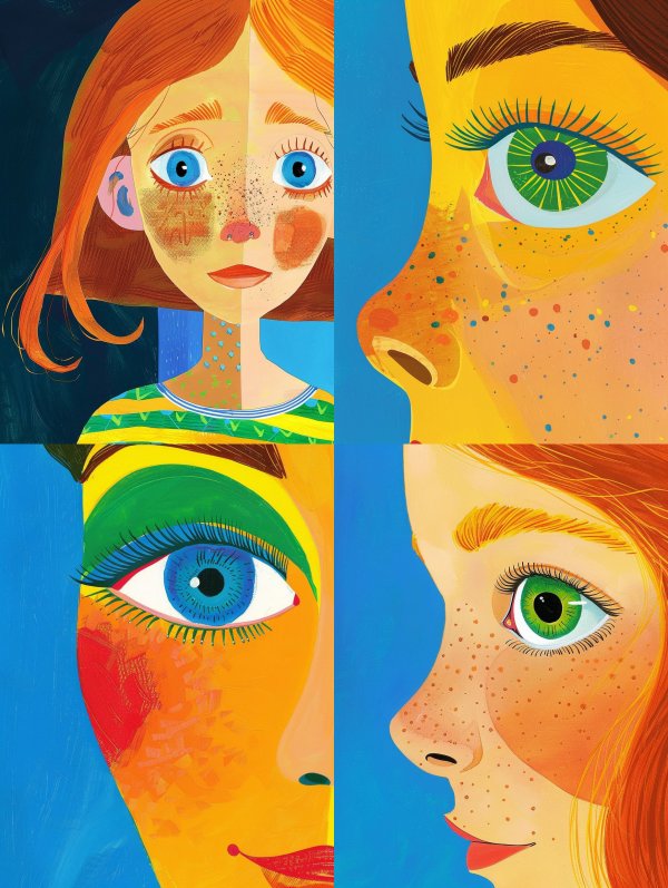 Whimsical Ginger Portrait
