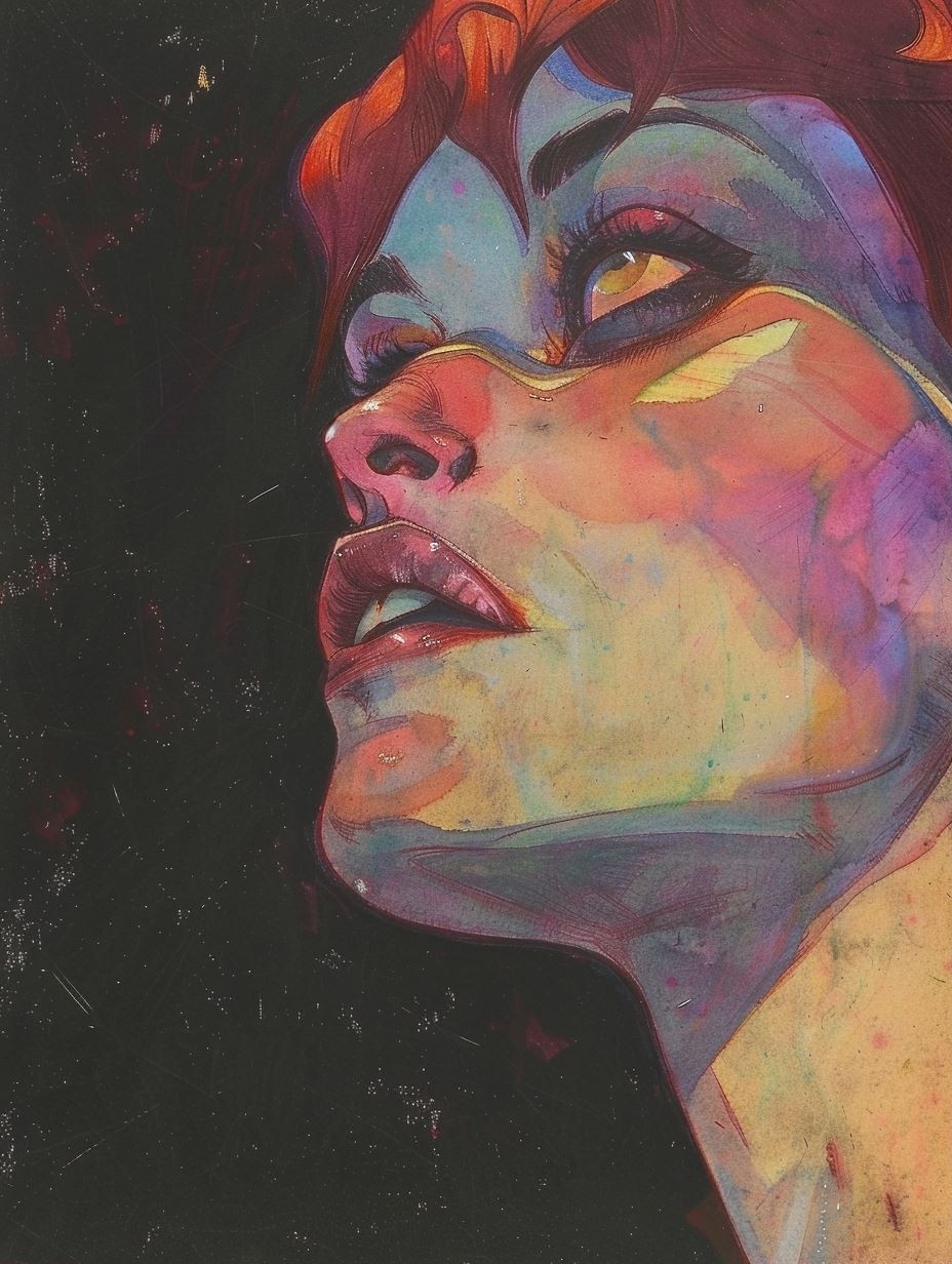 Prismatic Dream Portrait