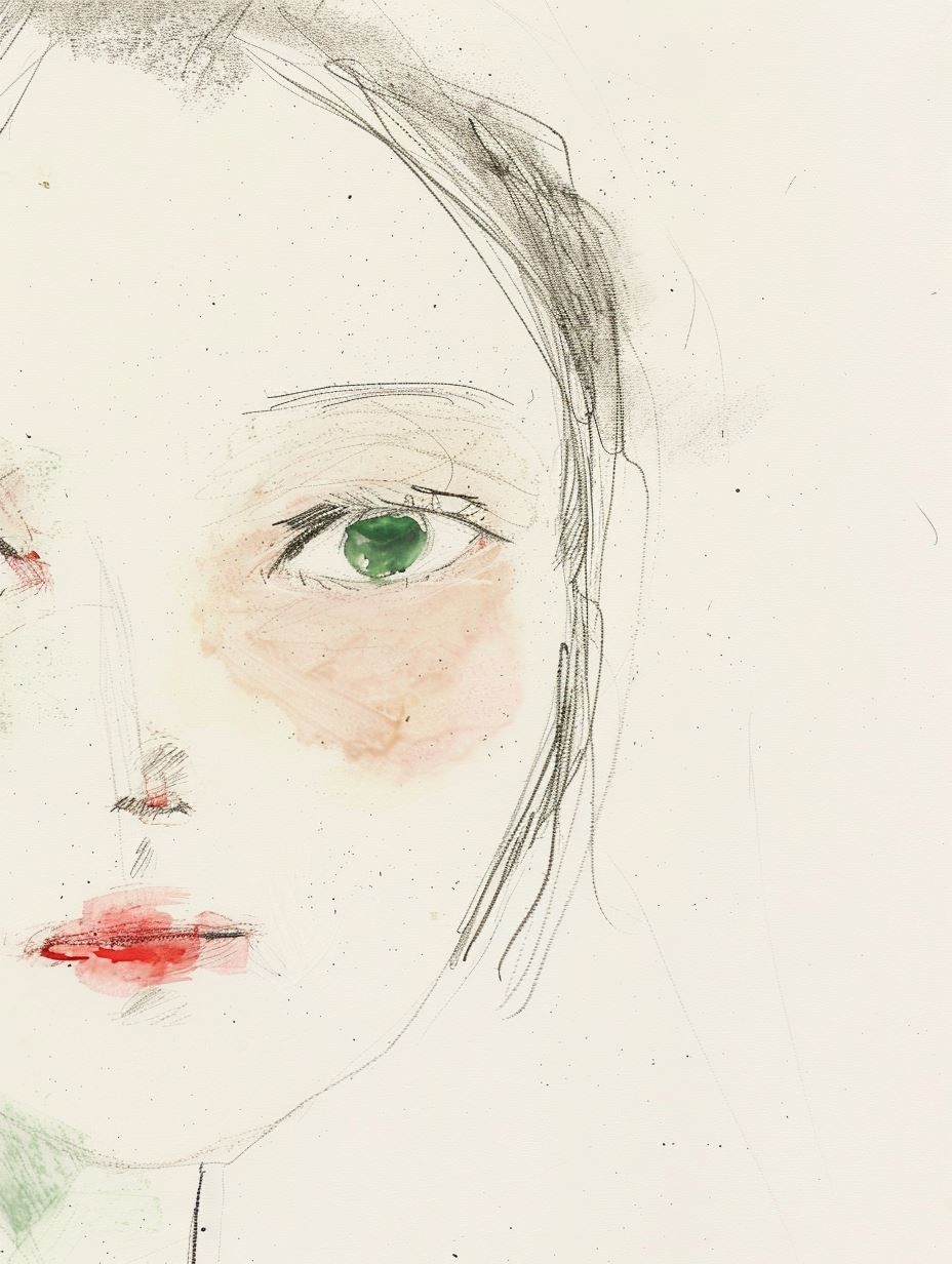 Ethereal Watercolor Muse