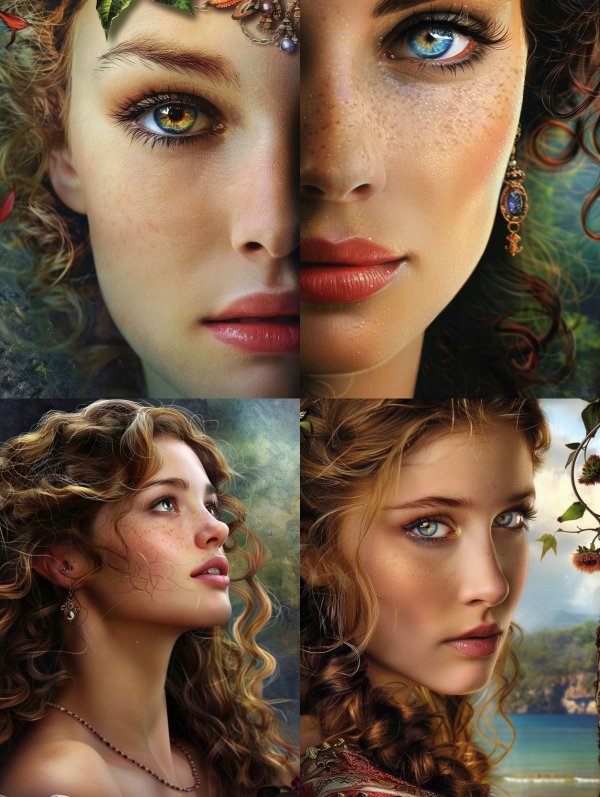 Ethereal Forest Spirit Portrait