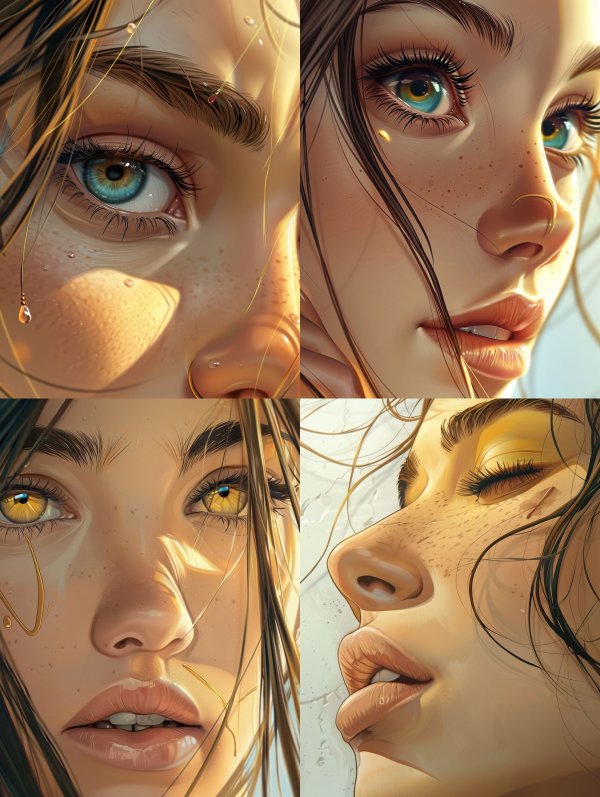 Golden Gaze Etherealism
