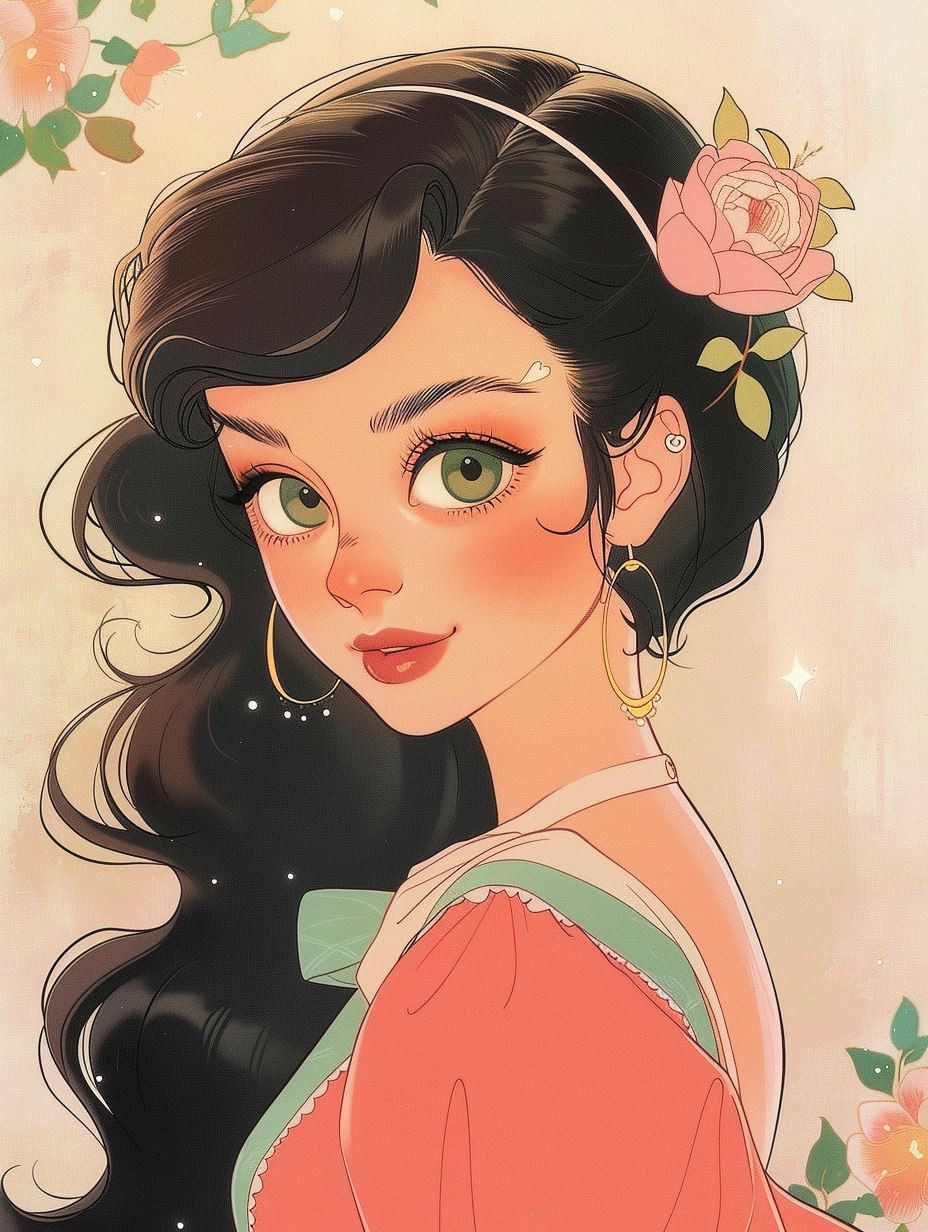 Ethereal Golden Hour Gaze