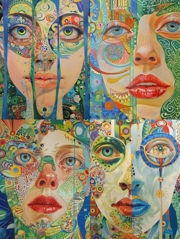 Psychedelic Prism of Human Emotion