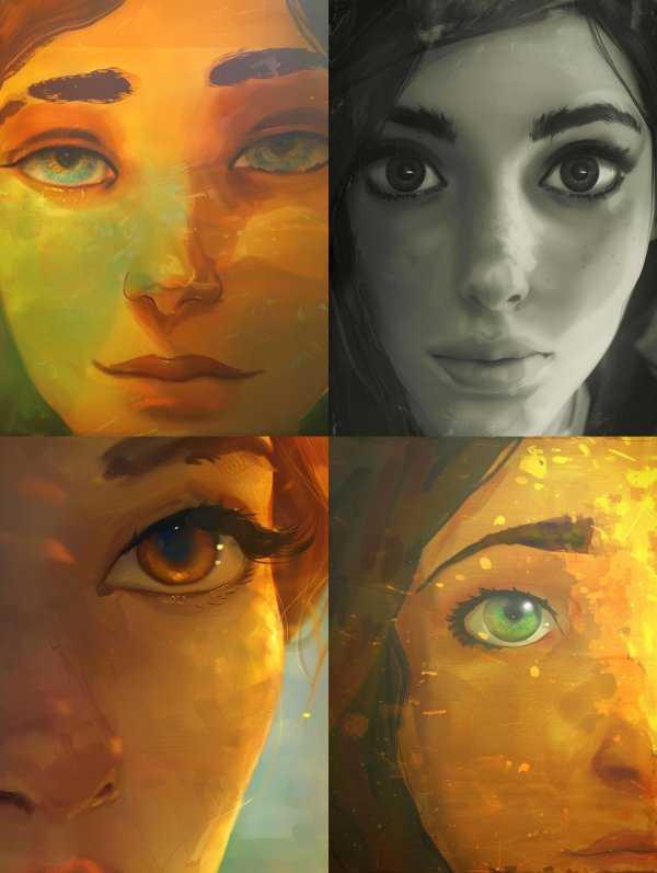 Golden Ethereal Gaze