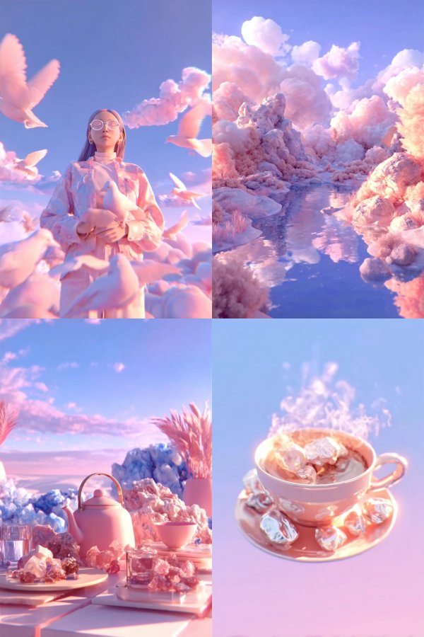 Pastel Dreamscape Serenity