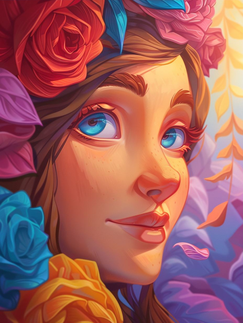 Prismatic Dream Portrait