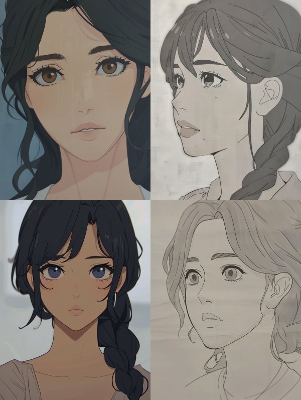 Soft Anime Portrait Study