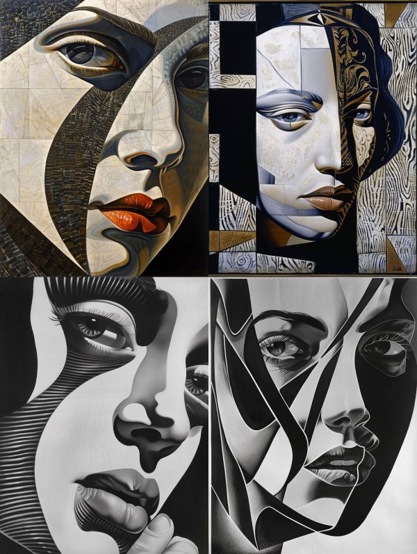 Fragmented Soul Portrait
