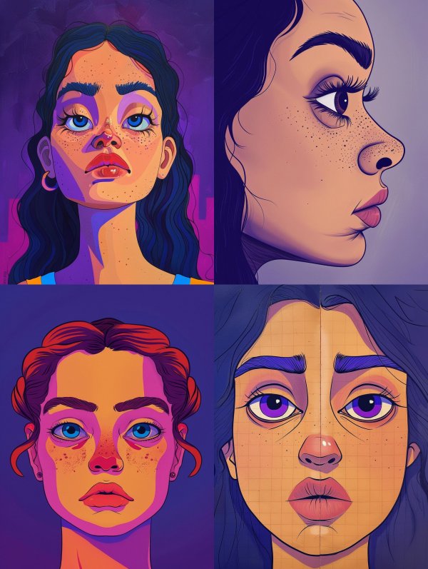 Neon Dream Portrait