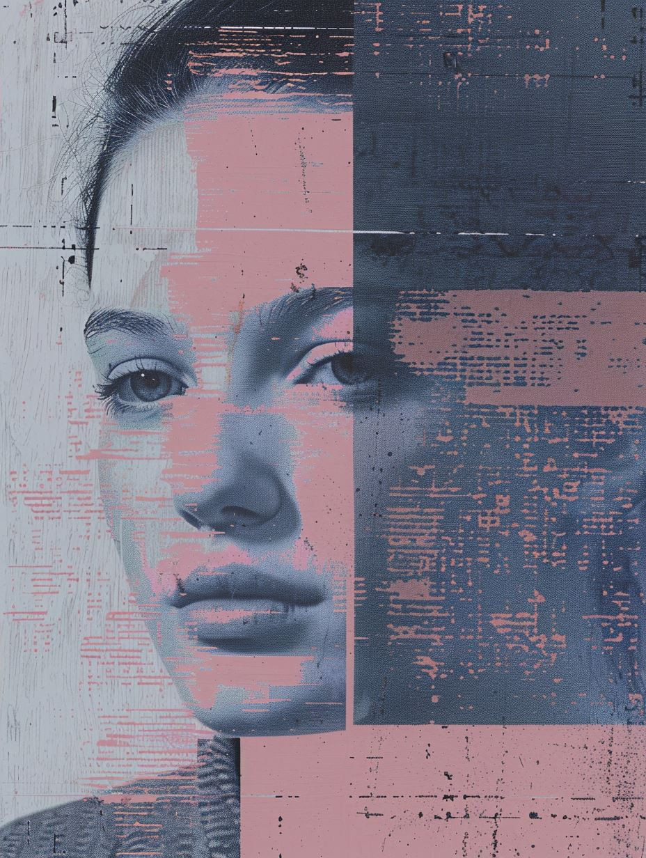 Glitch Art Digital Portraiture
