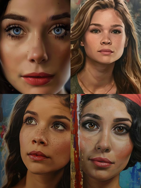 Hyper-Realistic Ethereal Portrait Study