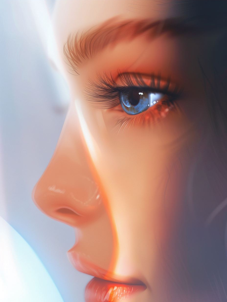 Luminous Ethereal Gaze