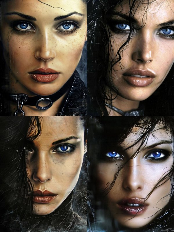 Ethereal Gaze of Dark Elegance