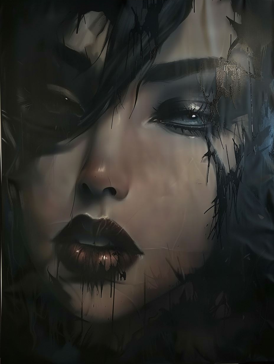 Melancholic Azure Gaze