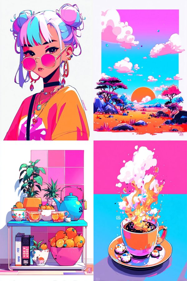 Neon Pastel Pop