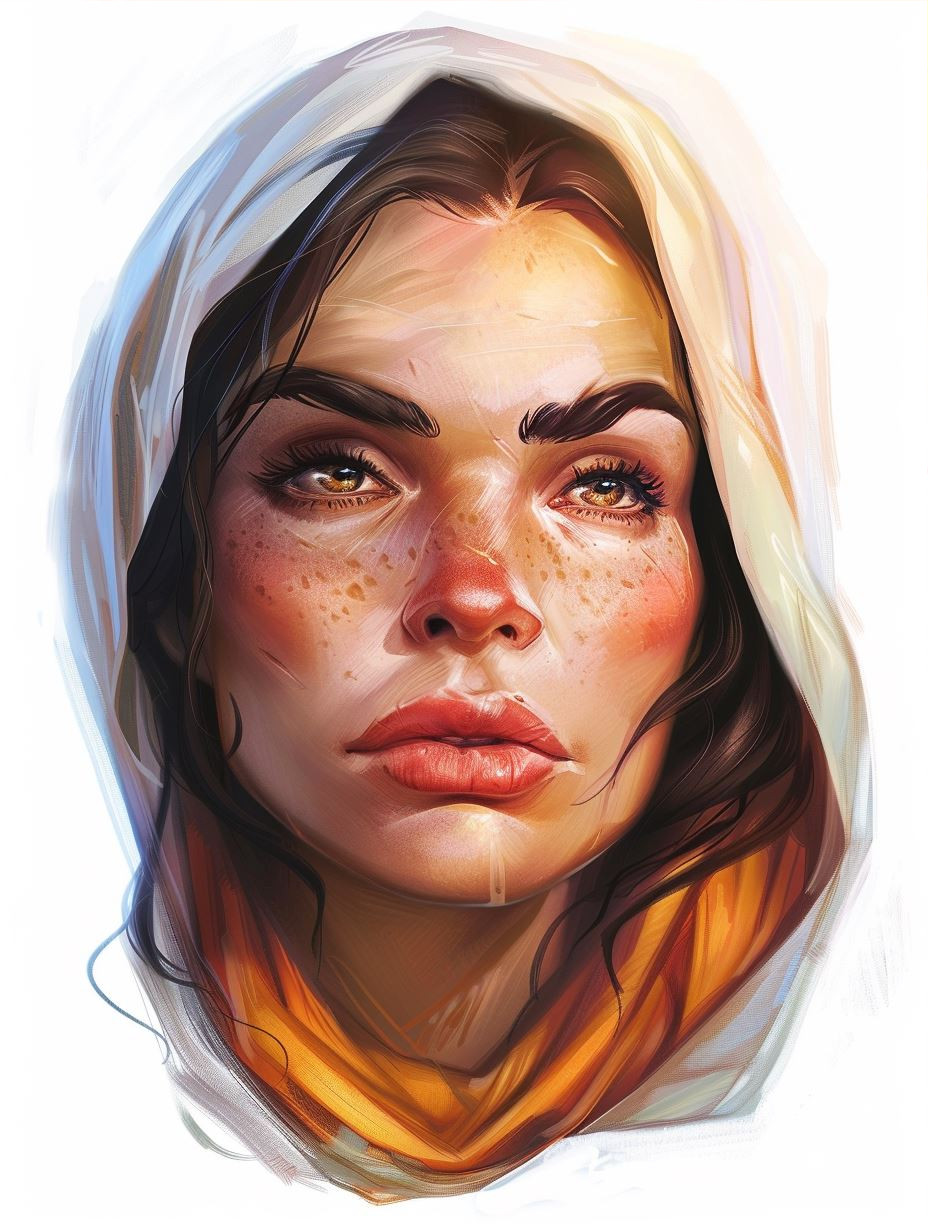 Sun-Drenched Ethereal Portrait