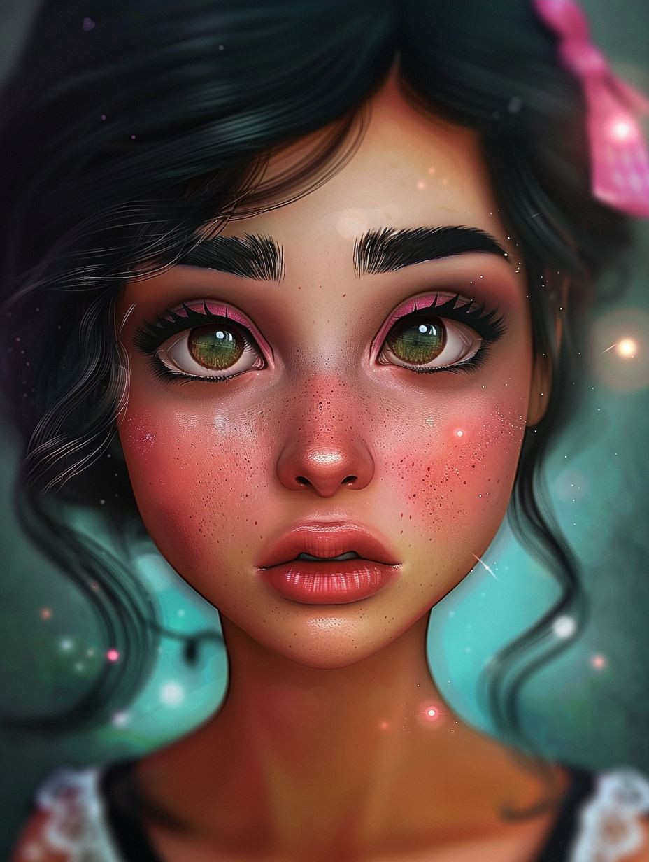 Ethereal Monochrome Portrait Study