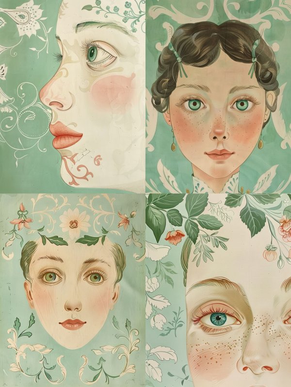 Art Nouveau Ethereal Muse