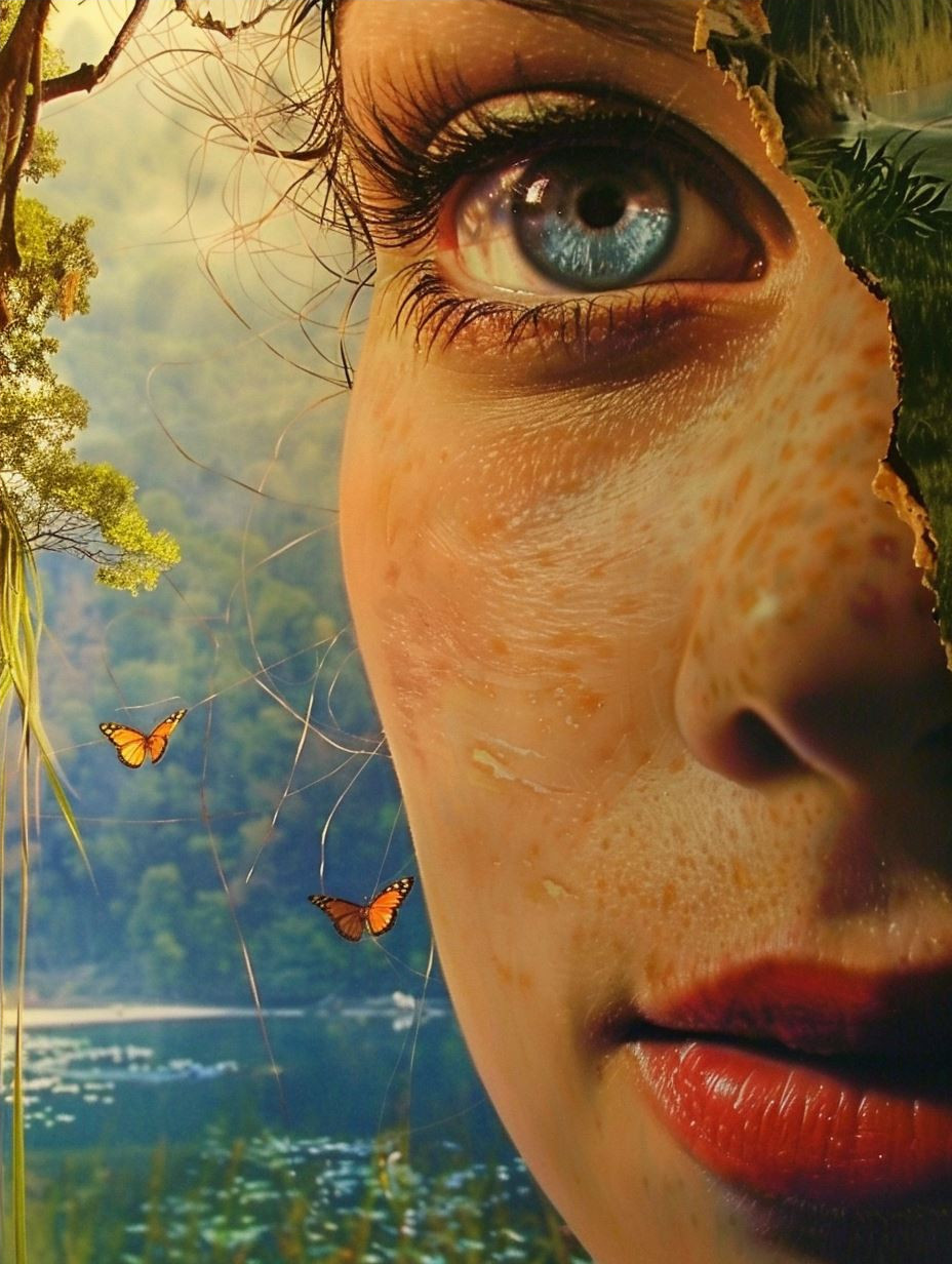 Ethereal Nature Double Exposure