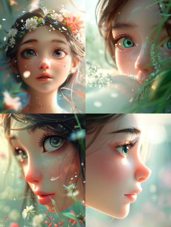 Ethereal Forest Spirit Portraits