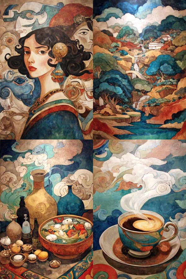 Mystic Watercolor Muse