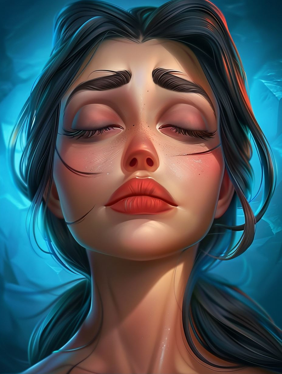 Luminous Digital Portrait Glow