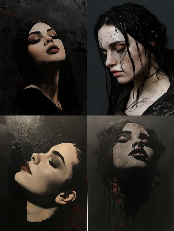Dark Ethereal Gothic Portrait