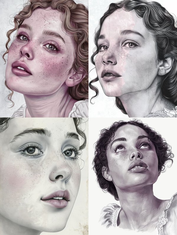 Ethereal Pastel Portrait