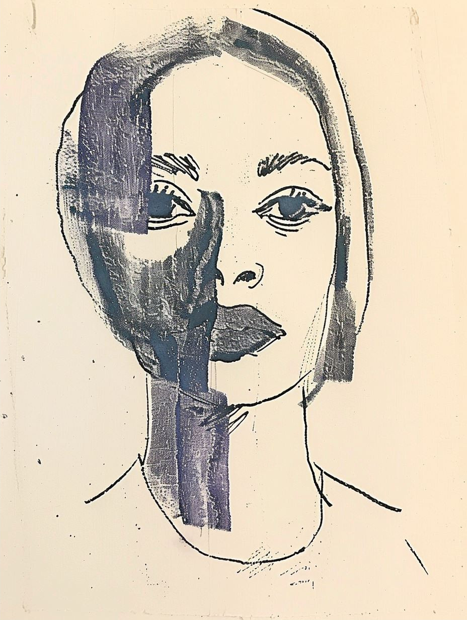 Noir Ink Portrait Contrast