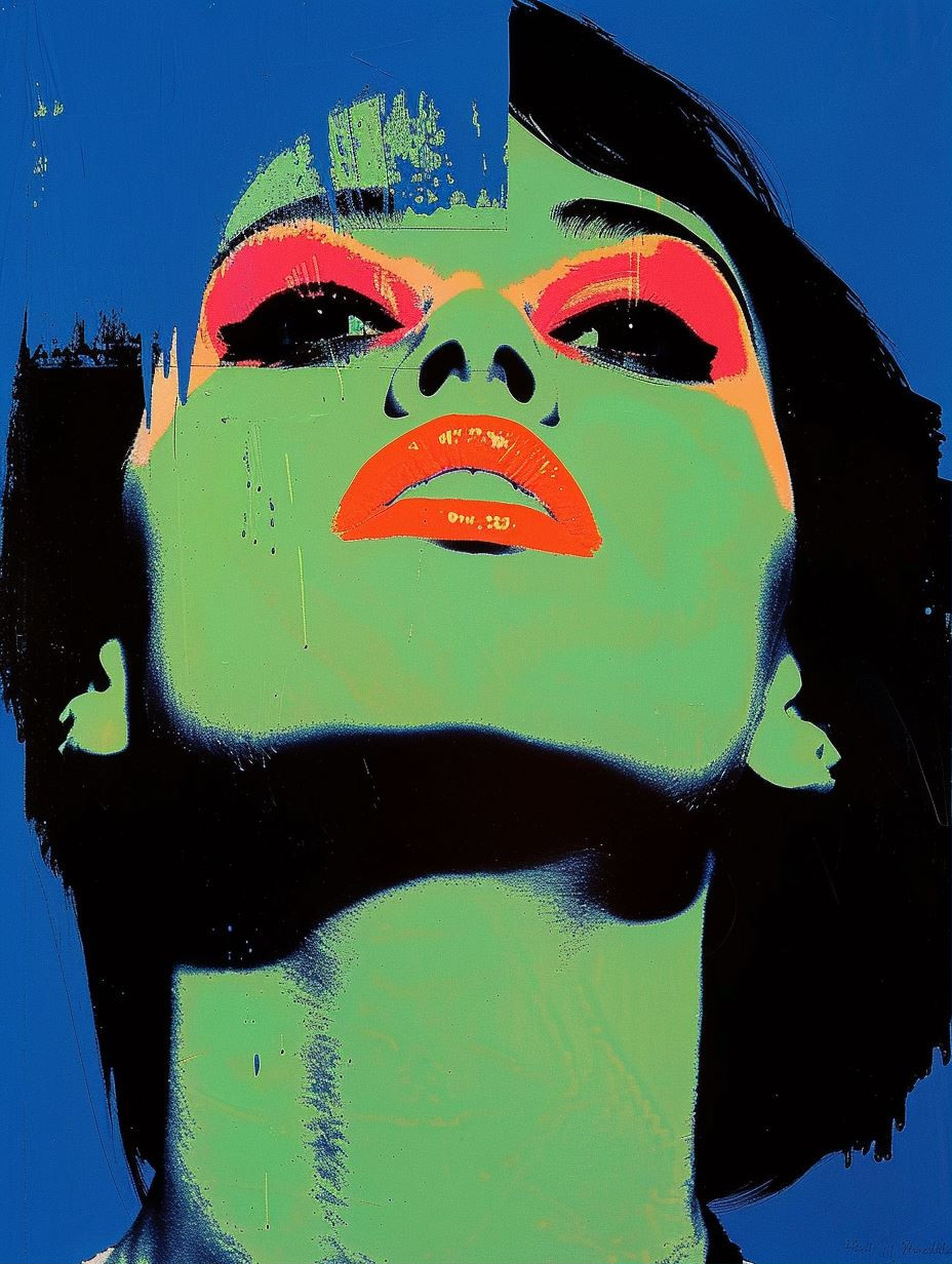 Neon Pop Art Portrait