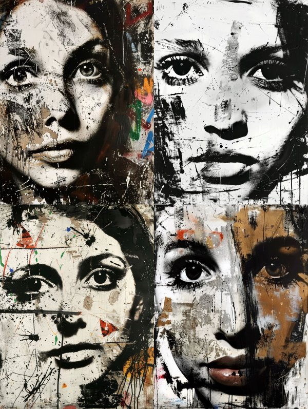 Fragmented Soul Urban Portrait
