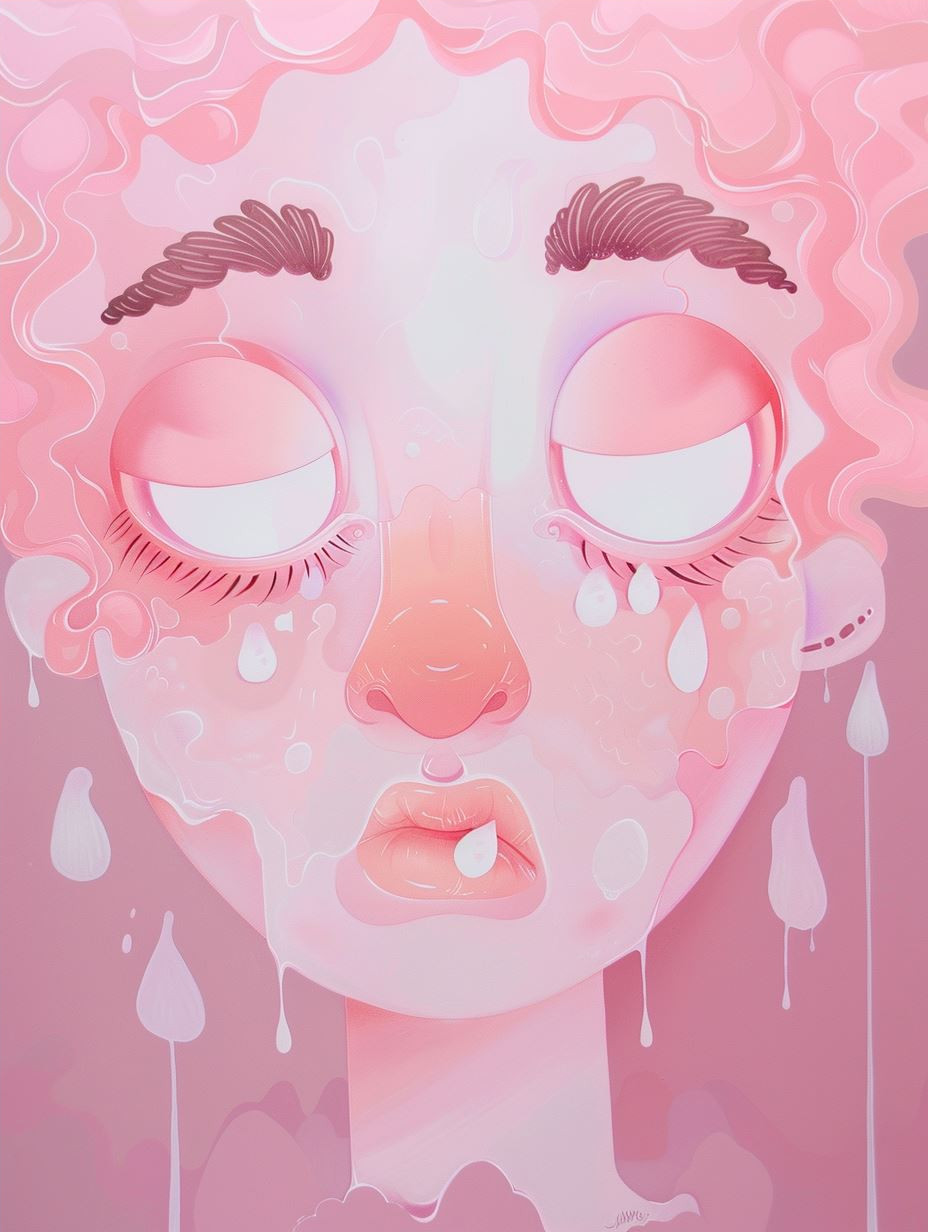 Ethereal Blush Dreamscape Portrait - Image 4