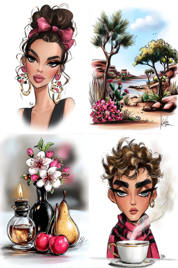 Chic Fashion Illustration