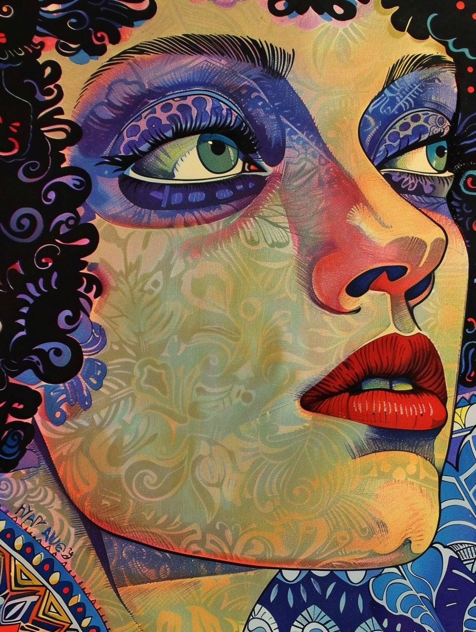 Psychedelic Dream Portrait - Image 1