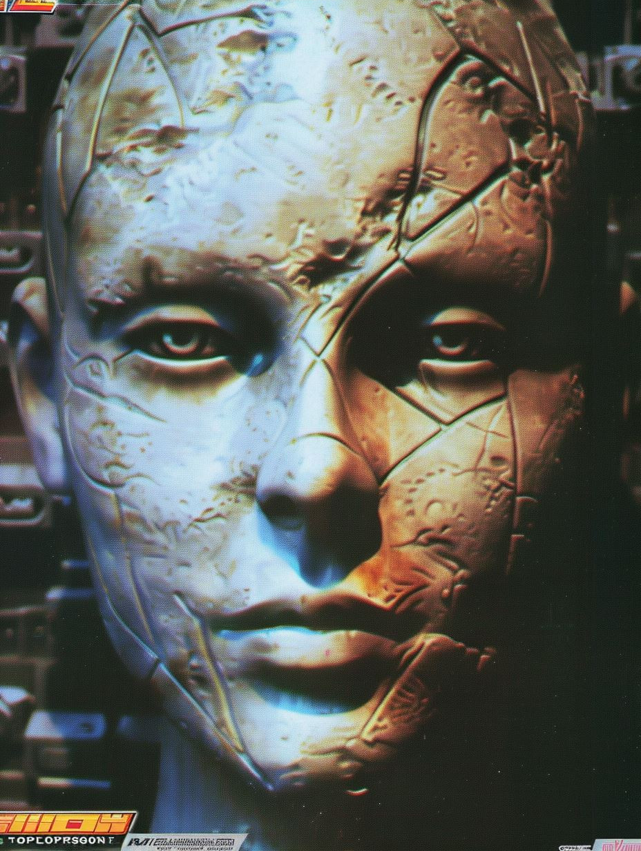 Fragmented Digital Soul Portrait