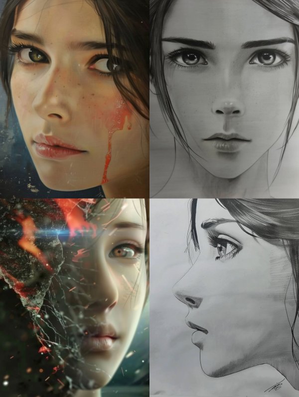Haunting Ethereal Gaze