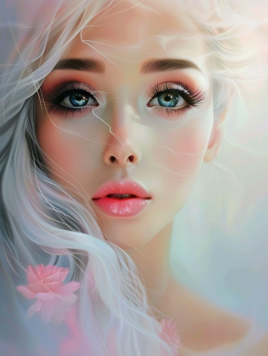 Ethereal Glow of Lunar Beauty