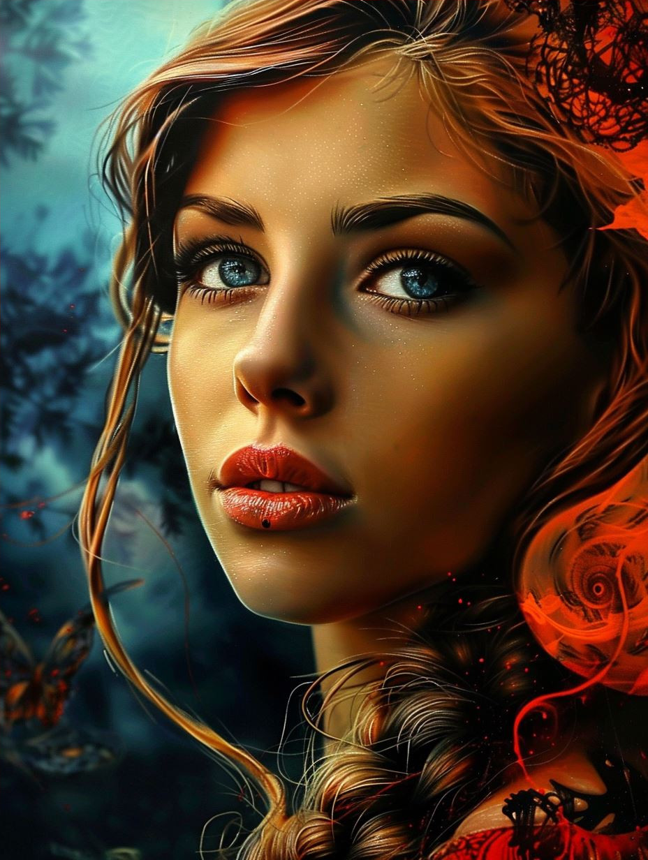 Celestial Fire and Ice Gaze