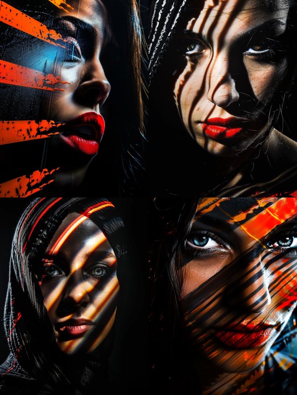 Neon Paint Noir
