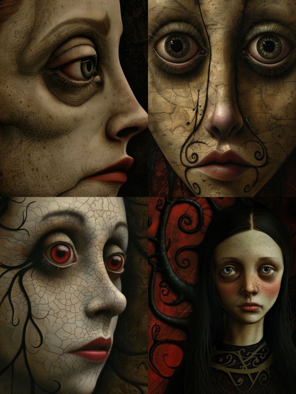 Ethereal Porcelain Sorrow