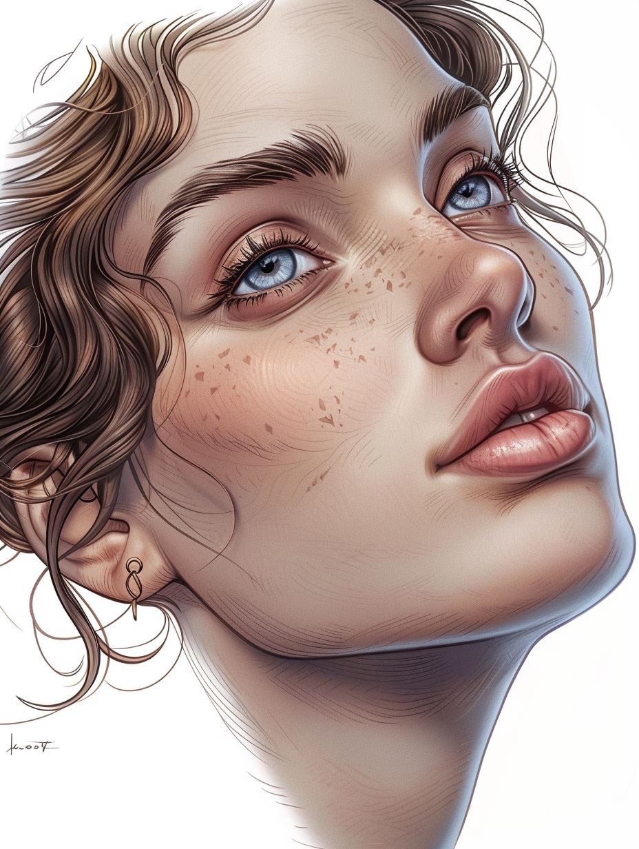Sun Kissed Digital Portrait - Image 3