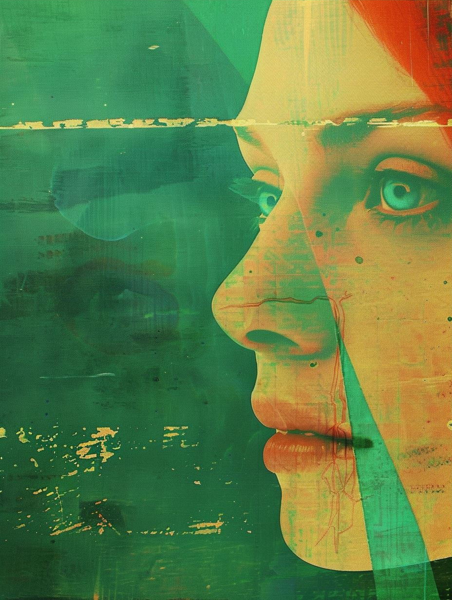 Emerald Dreams Ethereal Portrait