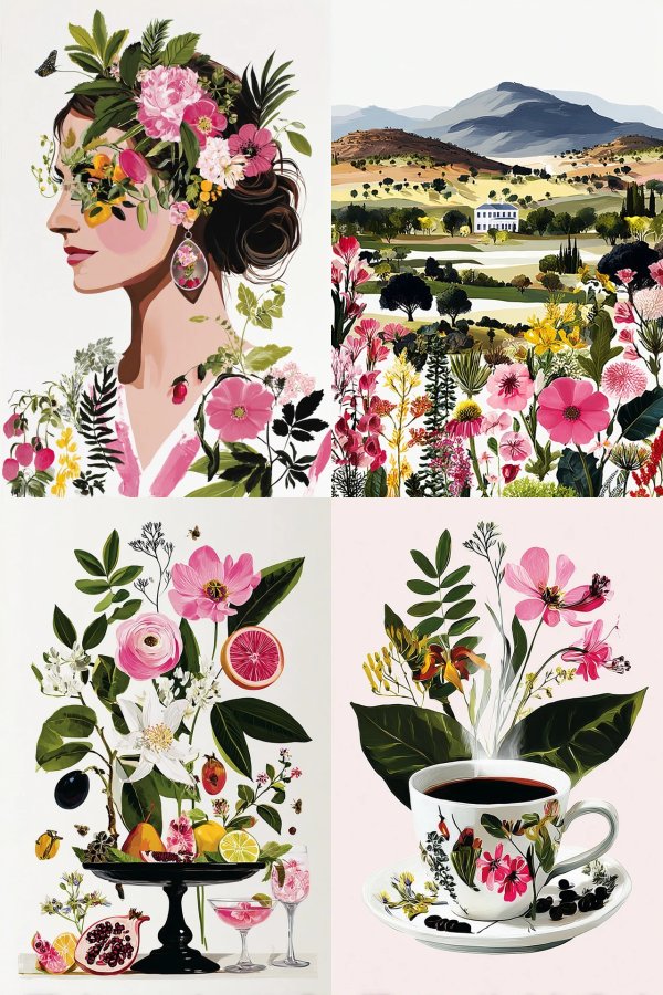 Floral Bloom Portrait
